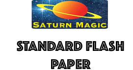 Saturn Magic  Flash Paper PAD approx 50mm x 75mm / 2'' x 3''